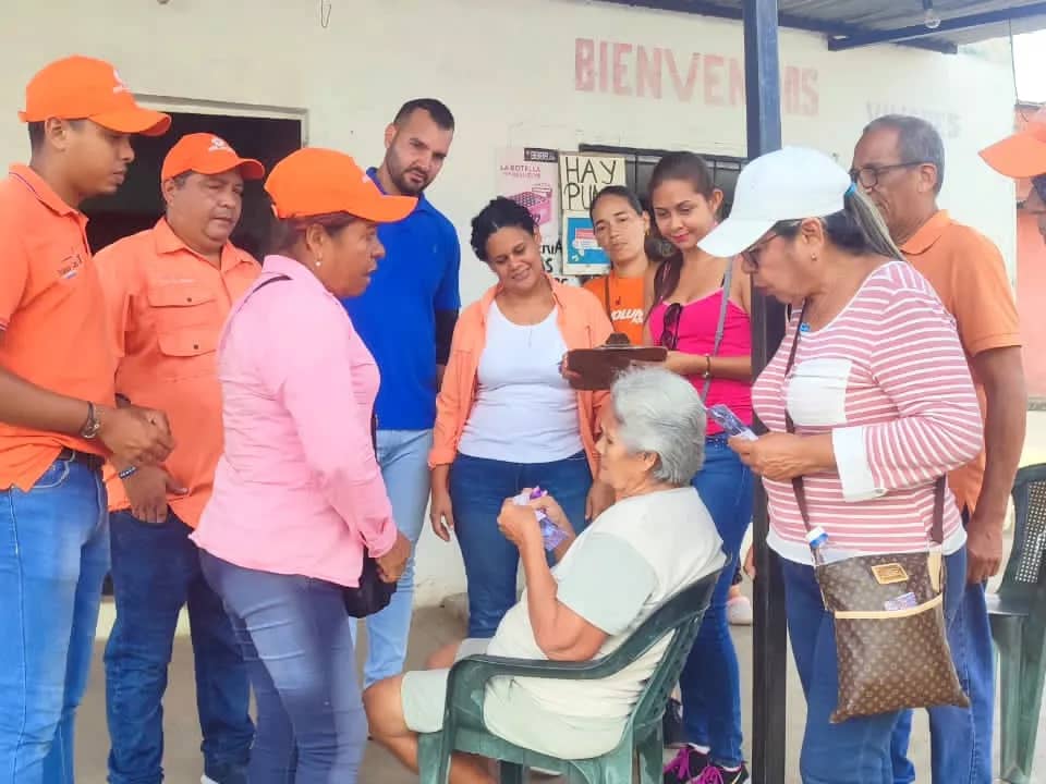 Activistas de Voluntad Popular en Monagas